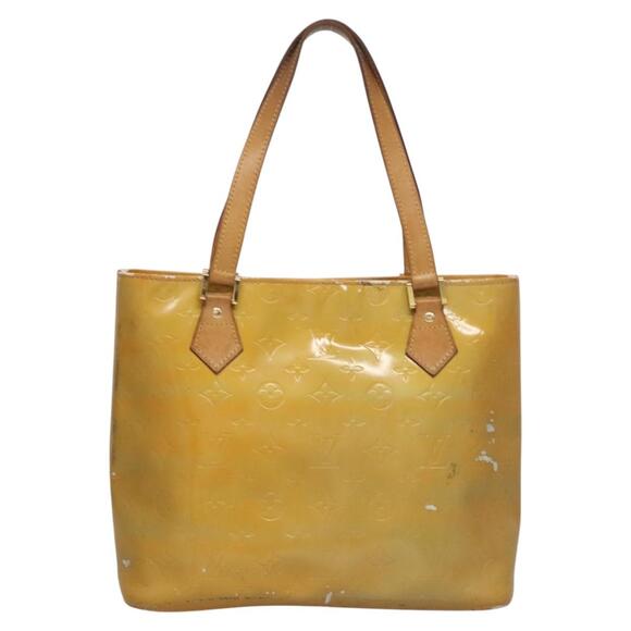 LOUIS VUITTON Monogram Vernis Houston Hand Bag Gris M91053 - Picture 2 of 16